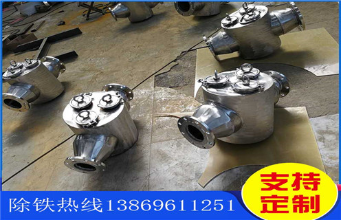 流體管道除鐵器，江西流體管道強(qiáng)磁除鐵器_江西流體管道強(qiáng)磁除鐵器安裝示意圖型12000高斯_工作原理
