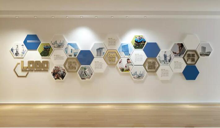 企業風采微立體文化墻制作效果圖