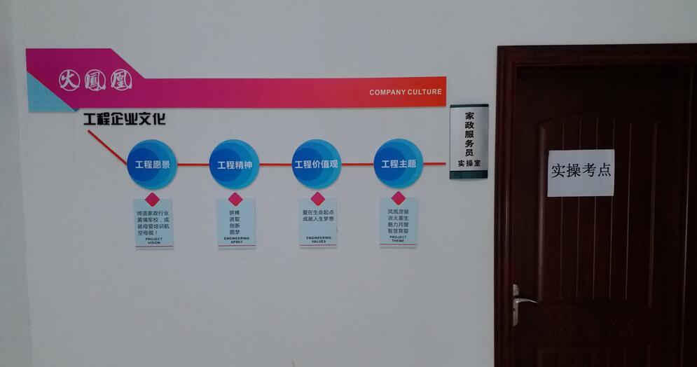 家政公司文化墻設計