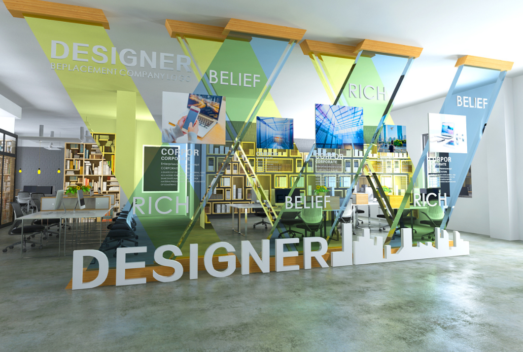 科技企業文化墻設計