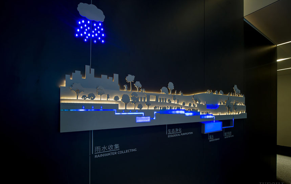 企業科技發光文化墻設計