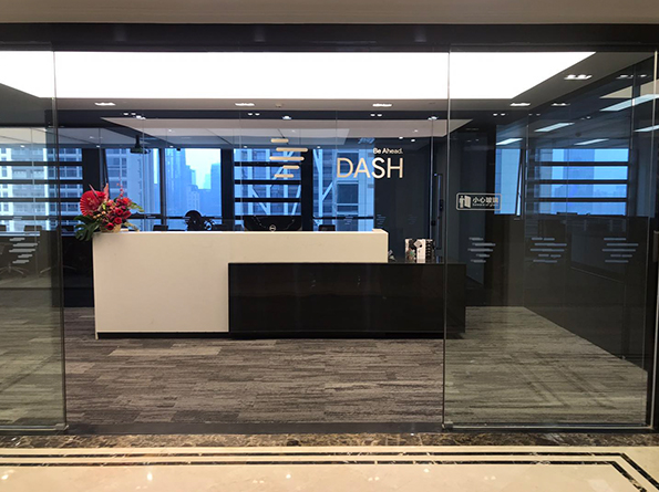 金融公司前臺形象墻設計