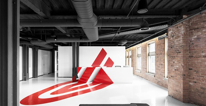 大廳形象墻設計