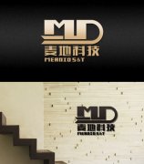 MD麥地科技公司logo設計