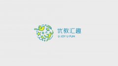 優教匯趣培訓教育logo設計