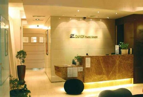 美容院前臺背景墻設(shè)計