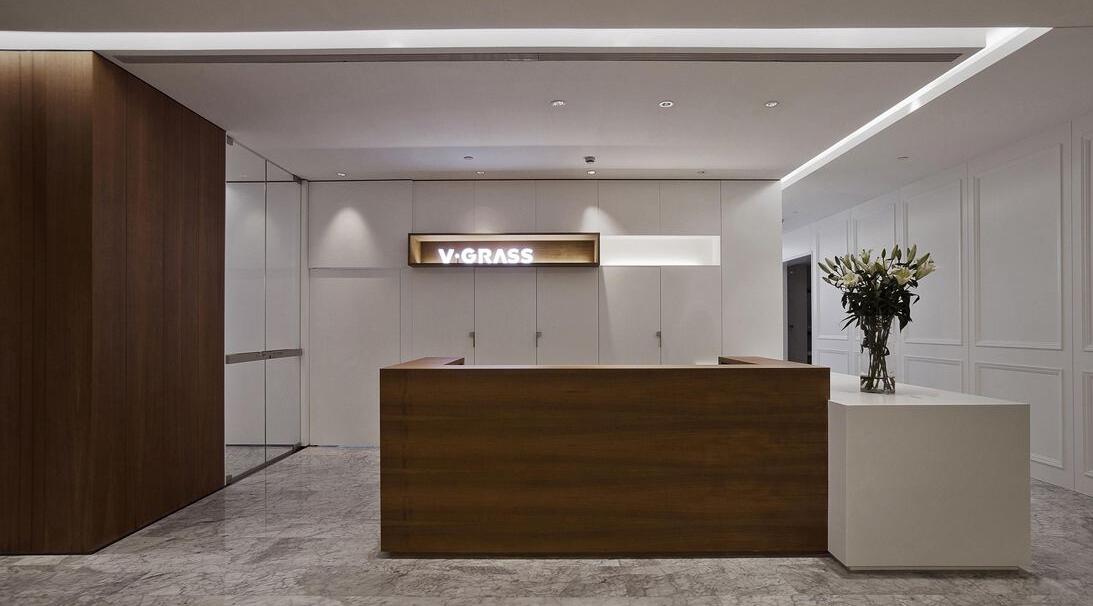 美容院前臺背景墻設(shè)計