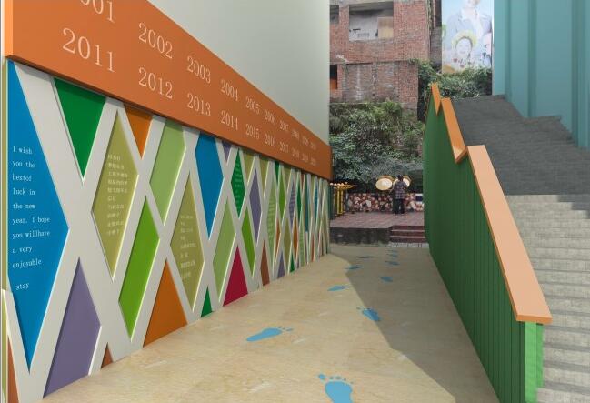 鹽湖中學校園文化墻設計制作