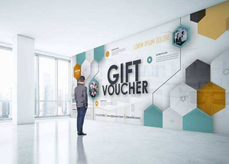 簡潔企業文化墻制作