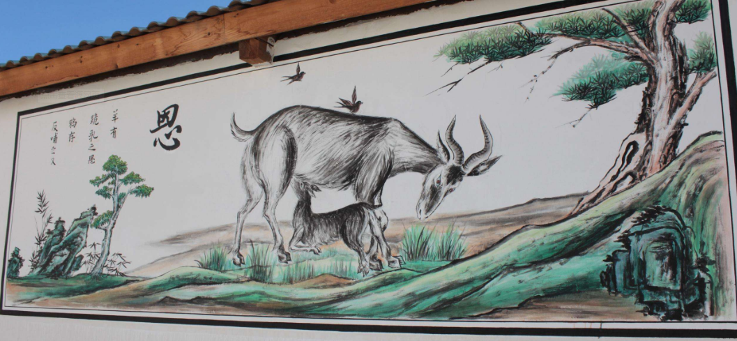 揚(yáng)州文化墻彩繪揚(yáng)州美麗鄉(xiāng)村文化墻