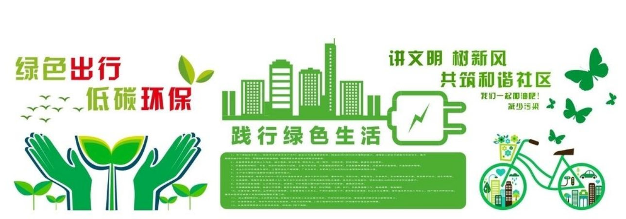 企業環保文化墻綠色生態文明環保圖片