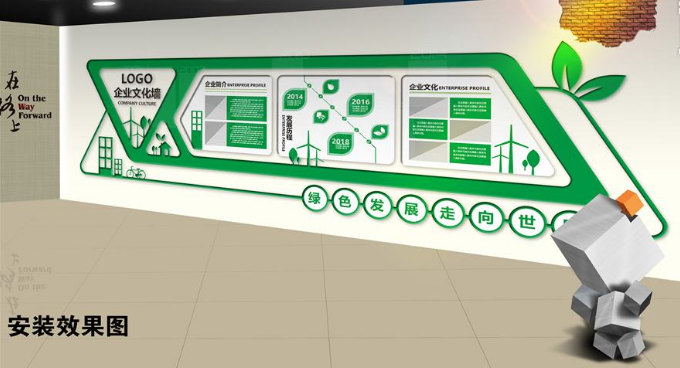 環保新能源產業文化墻