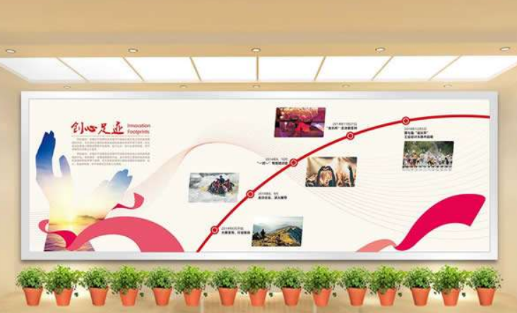 公司金融企業文化墻展板文化展板圖片