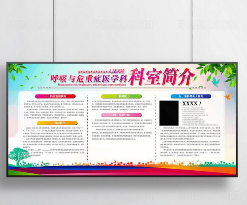 醫院科室文化墻設計圖