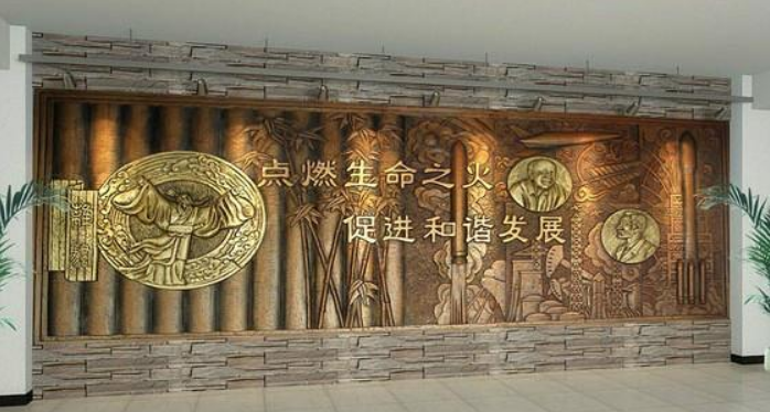 白塔公園石刻浮雕文化墻全面開放