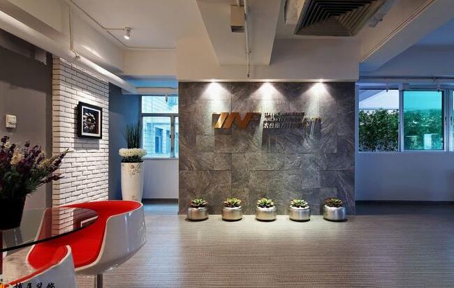 太臺南方科技公司創意辦公室形象墻制作