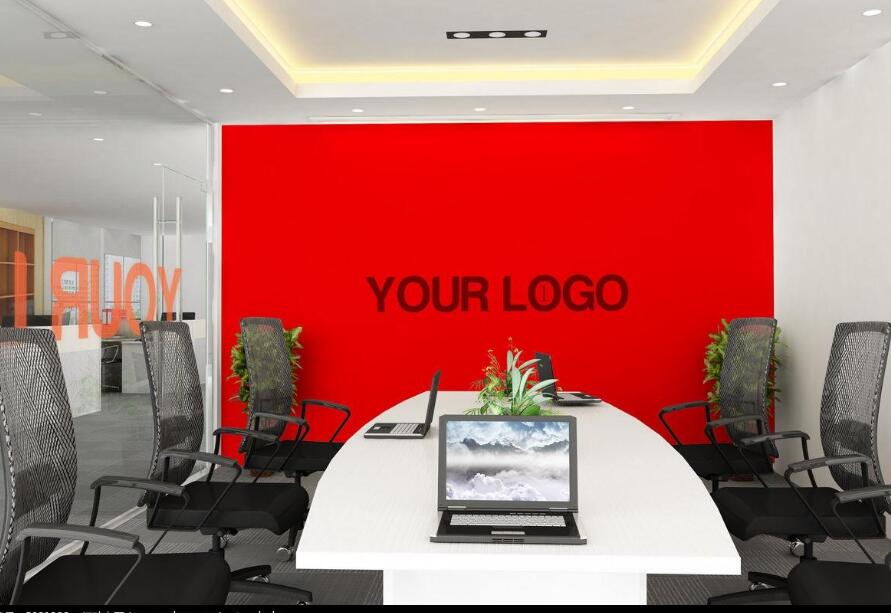 辦公室背景墻制作