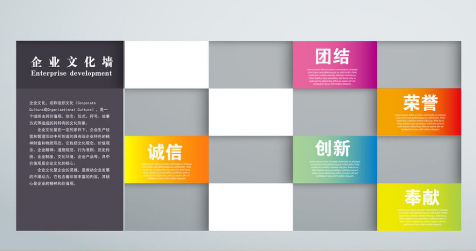 樹形企業文化墻合作客戶照片墻設計圖