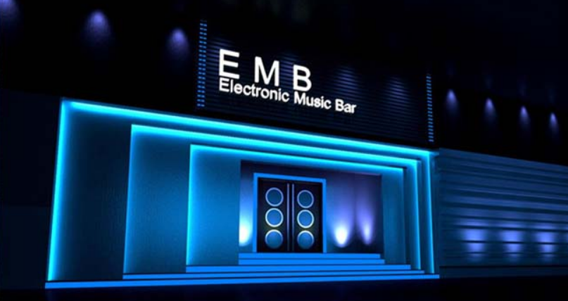 門頭發光字效果圖