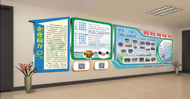 銀行營業廳網點柜臺窗口文化墻設計圖