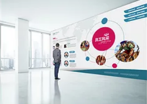 企業(yè)文化墻效果圖公司發(fā)展歷程時間軸設計