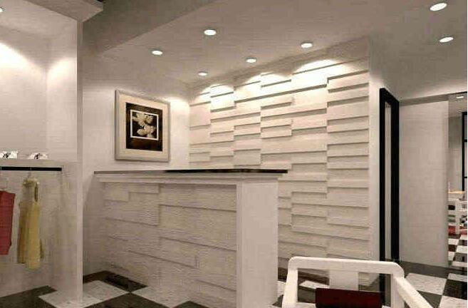 娜娜服裝店文化墻設計效果圖