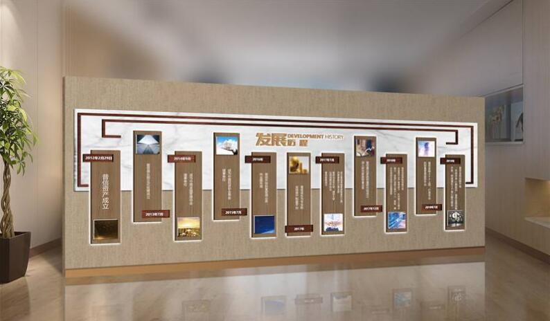 南京旅游公司文化墻設計效果圖