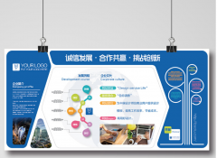 教育機構文化墻設計效果圖