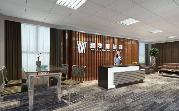 服裝公司大廳文化墻制作效果圖