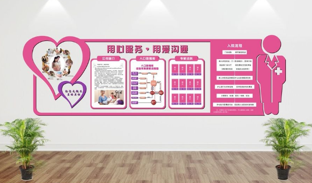 民營醫院文化墻設計圖