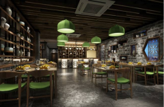 連鎖餐飲品牌文化墻設(shè)計(jì)效果圖