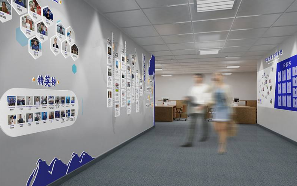 酒店文化墻設計|酒店壁畫制作