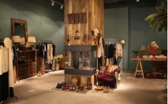 服裝店文化墻設計圖片