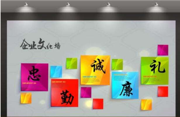 旅行社企業文化墻設計圖片