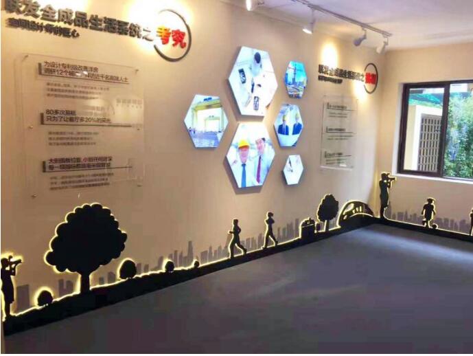 家居公司文化墻設計圖片
