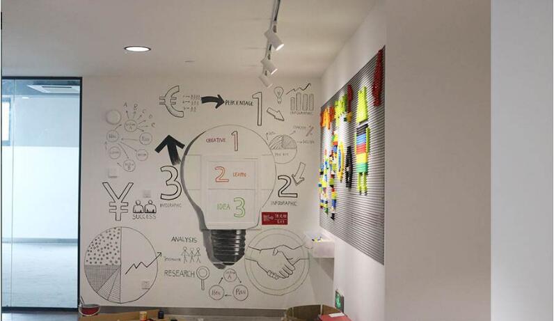 家居公司文化墻設計圖片