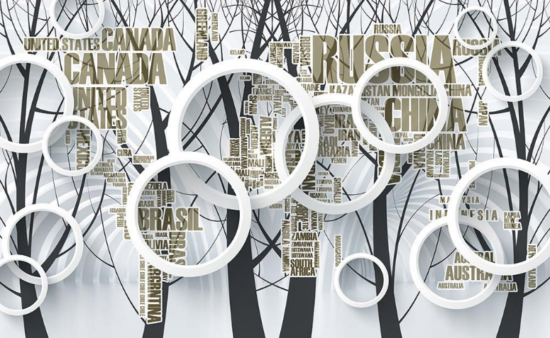 現(xiàn)代簡約抽象樹木樹枝背景墻設(shè)計圖