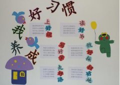 班級文化墻制作效果圖