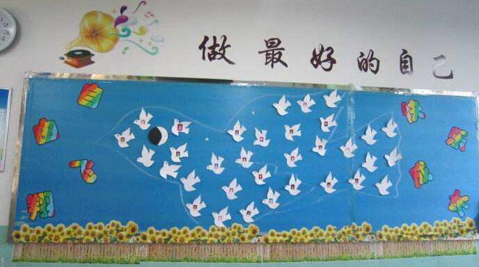 班級文化墻制作效果圖