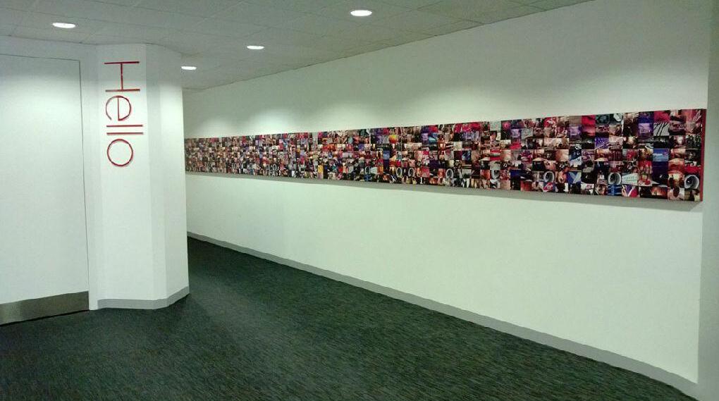 亞克力文化墻制作效果圖