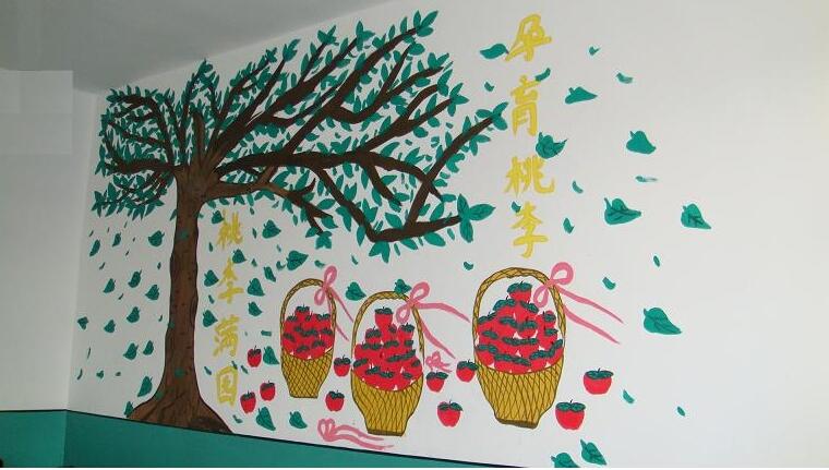 校園創意文化墻制作效果圖