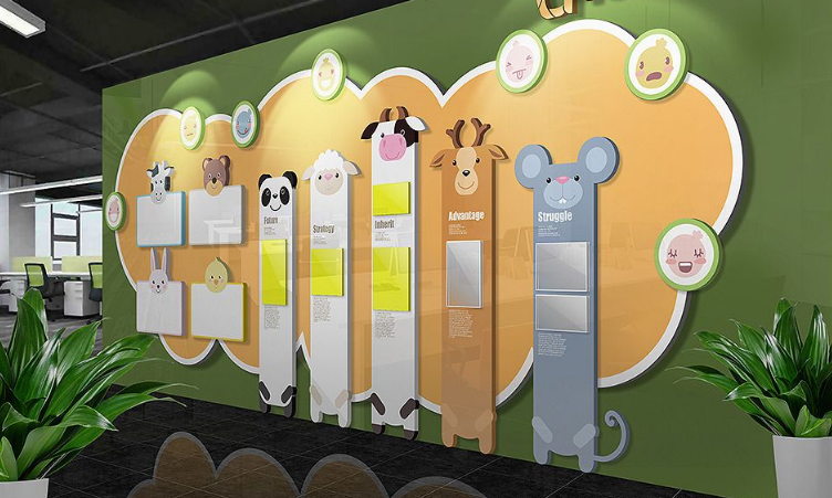 微立體企業簡介企業文化墻