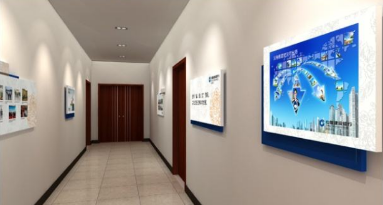 企業展廳走廊設計裝修圖