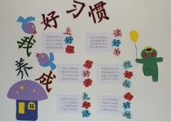 班級創意文化墻制作效果圖