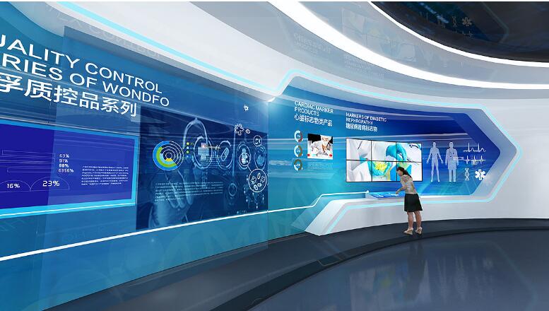 電子公司企業文化墻制作效果圖