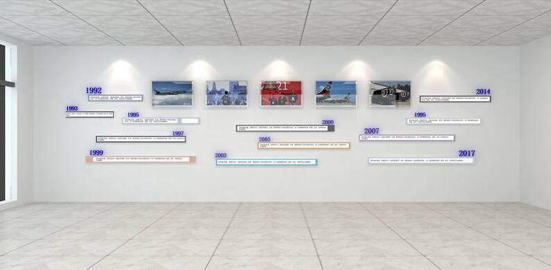 精致的企業文化墻制作圖