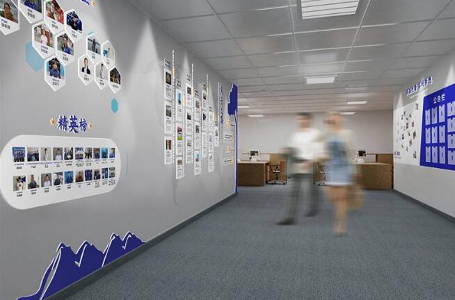 精致的企業文化墻制作圖