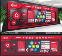 企業(yè)立體文化墻布置圖