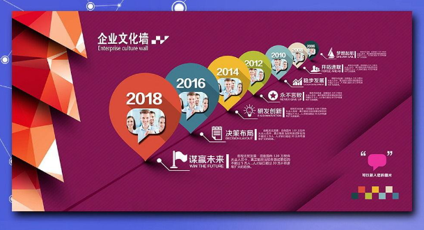 立體黨建形象墻含效果圖