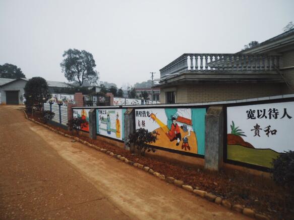 街道文化墻墻體彩繪圖片